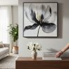 Cuadro Flor Negra Elegante 60×60 cm