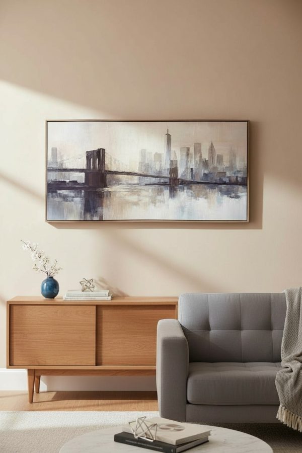 Cuadro Skyline Urbano 120×60 cm