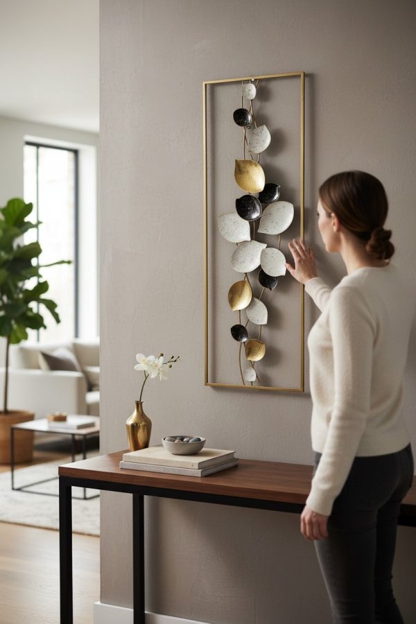 lifestyle-shot-81557f77-653b-4670-a97d-101876596476 Adorno Metálico Abstracto 90x31 cm