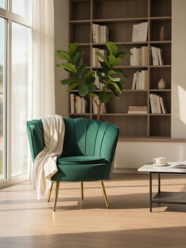 Poltrona Verde - Elegancia Moderna