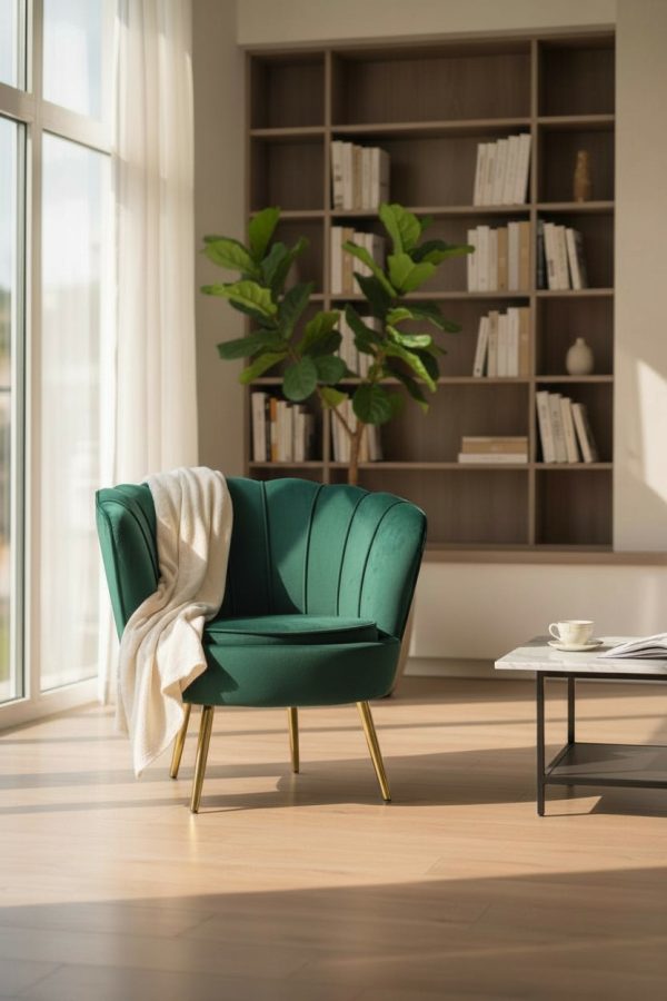 Poltrona Verde - Elegancia Moderna