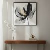 Cuadro Flor Negra Elegante 60×60 cm
