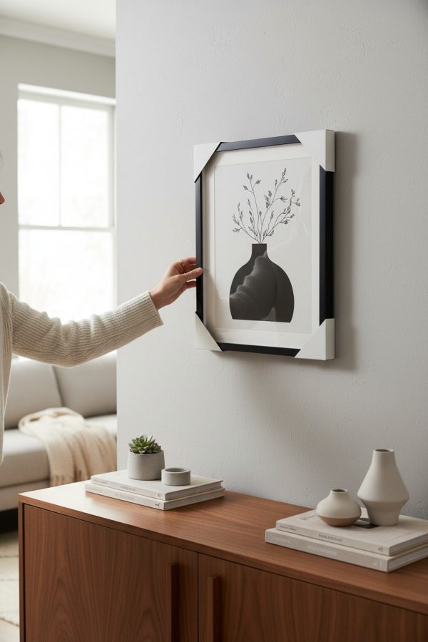 Cuadro Florero Minimalista 50×40 cm