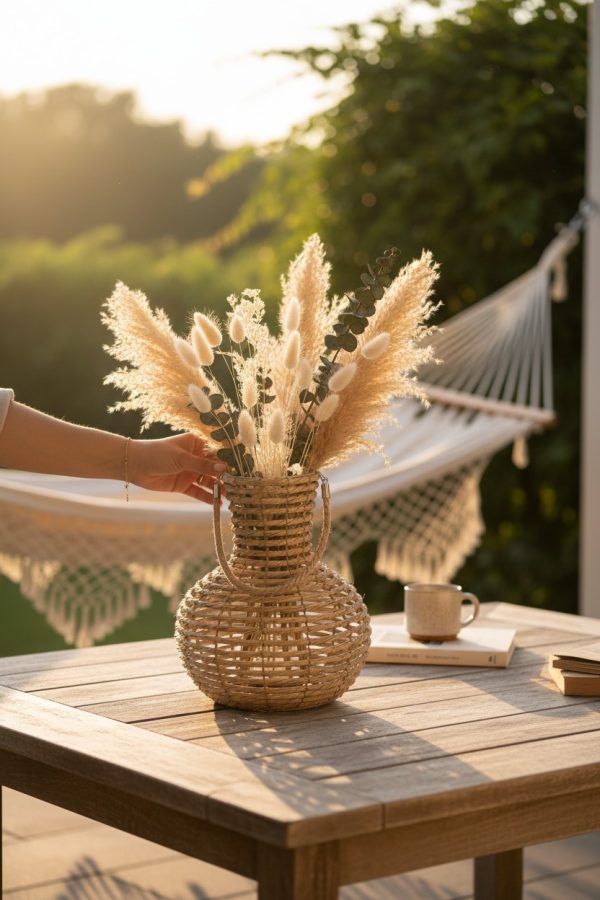 Farol Tejido Claro 32 cm