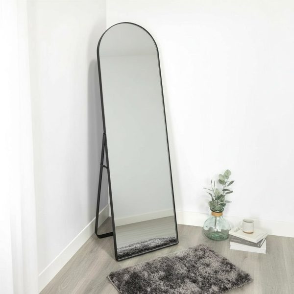 Espejo de cuerpo completo negro 152x42 cm